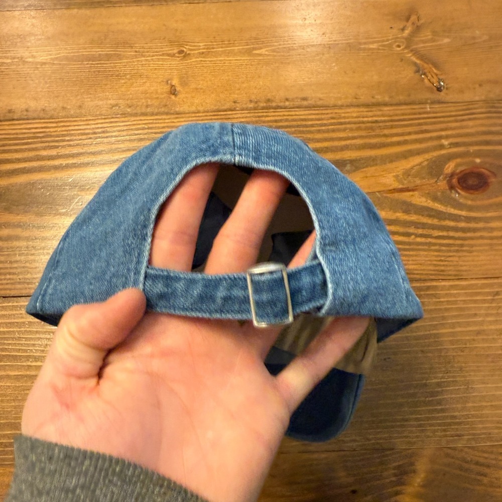 RARE 🔥 Book Person Embroidered Denim Cap Hat Book of the Month Brand New - Picture 5 of 6